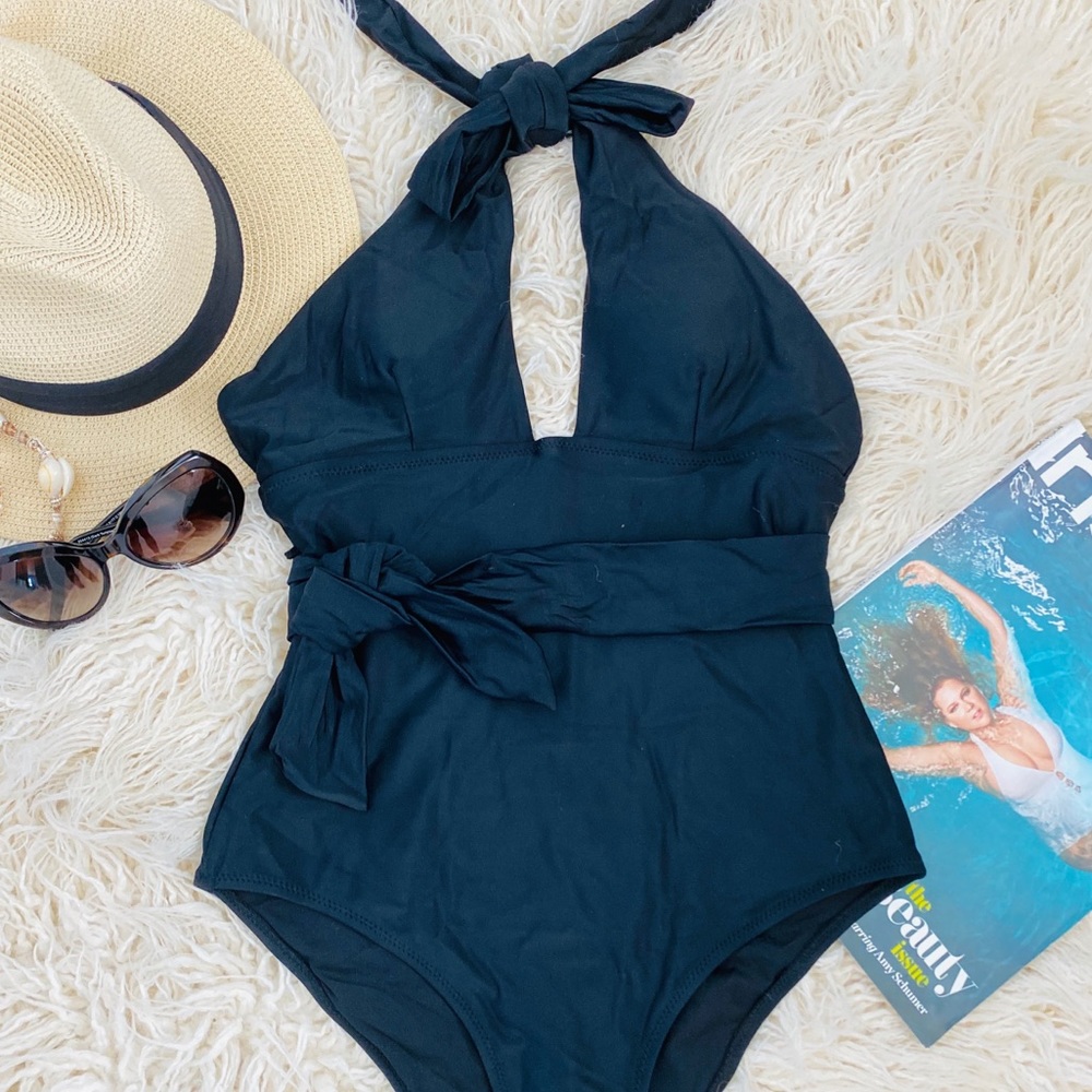 *NWT* Eternal Mystery Solid One-piece Swimsuit